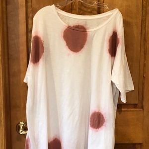 Krista Larson gently worn rose tie dye t-shirt